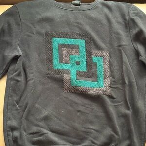 Black and Green H&M Men's Crew